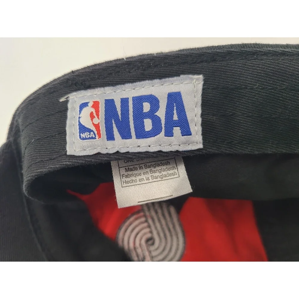 Youth Portland Trail Blazers Adjustable Hat Cap‎ Boys NBA Basketball Red Black